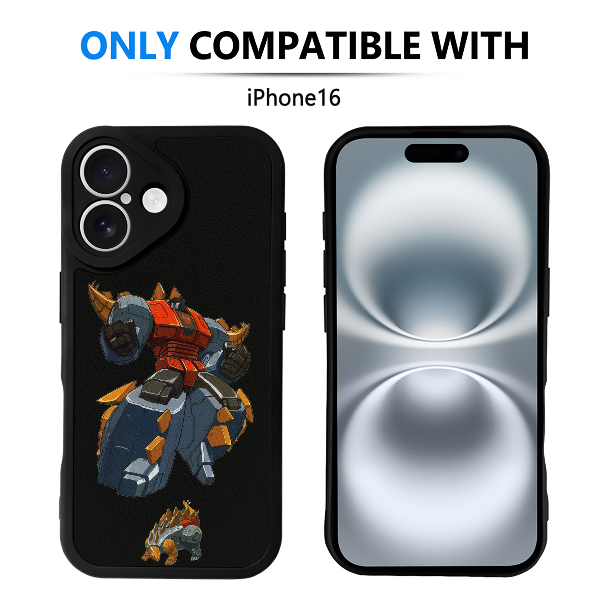 （画像用）  【iPhone 16シリーズ対応】シリコンスマホケース（レザー調） 材質：シリコン